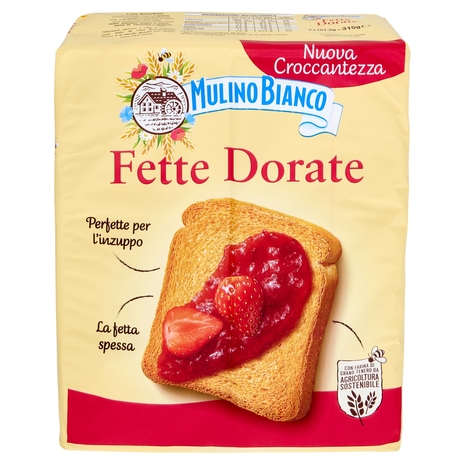 Mulino Bianco Fette Biscottate Dorate 315g