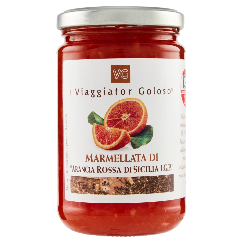 Marmellata di Arancia Rossa di Sicilia I.G.P. il Viaggiator Goloso