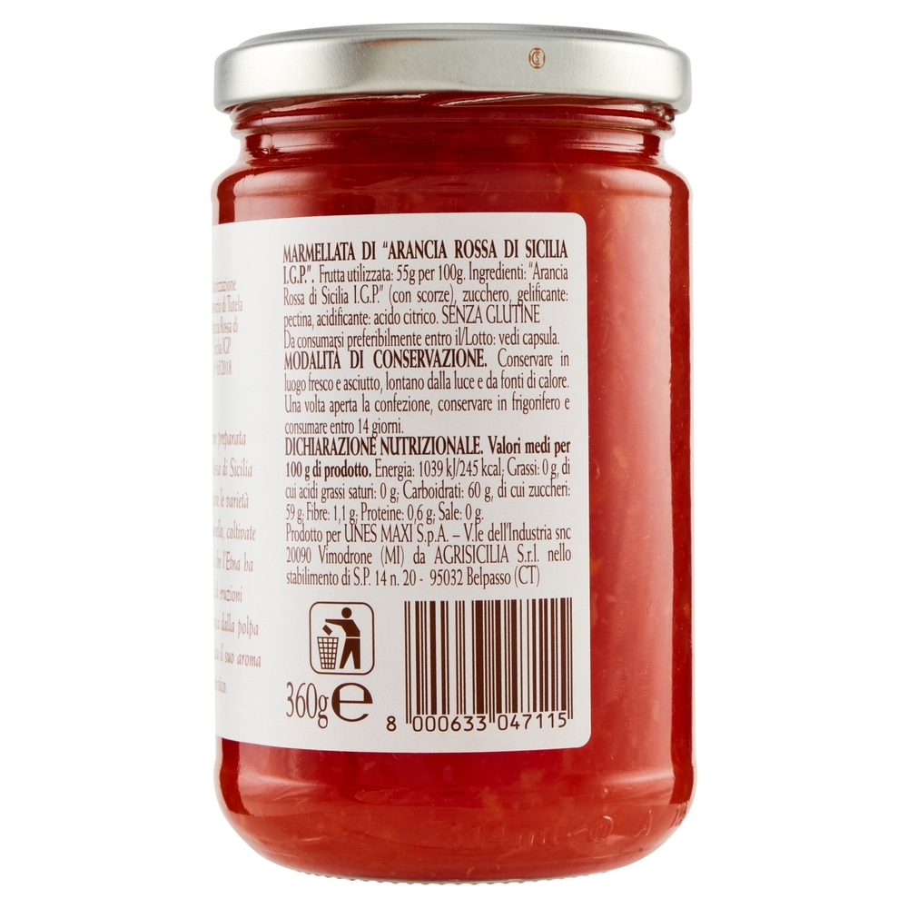 Marmellata di Arancia Rossa di Sicilia I.G.P. il Viaggiator Goloso