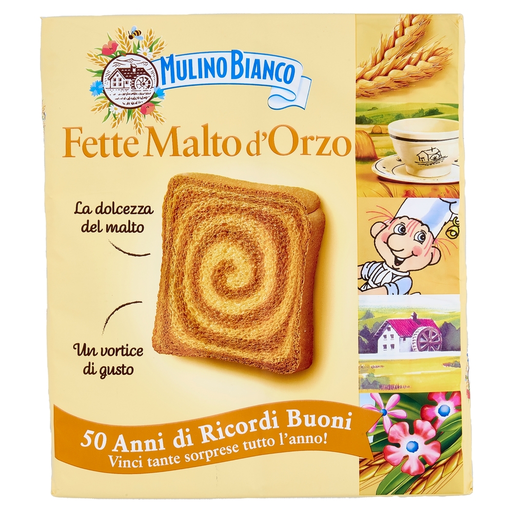 Mulino Bianco Fette Biscottate Malto d'Orzo 315g