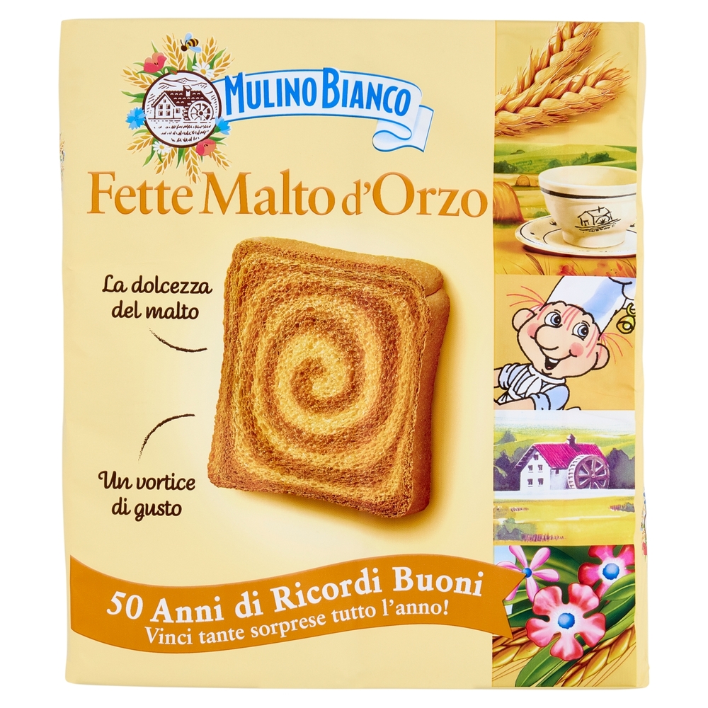 Mulino Bianco Fette Biscottate Malto d'Orzo 315g
