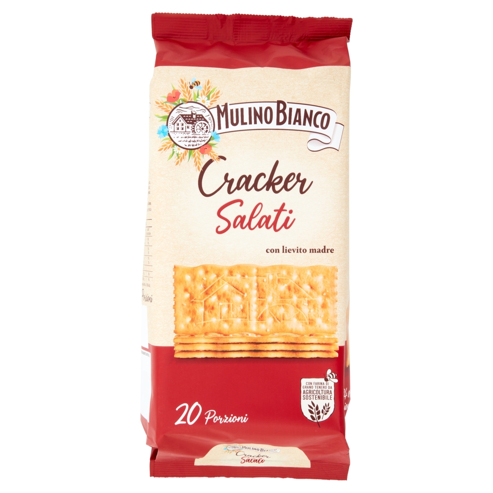Crackers Salati con Farina Sostenibile, 500 g