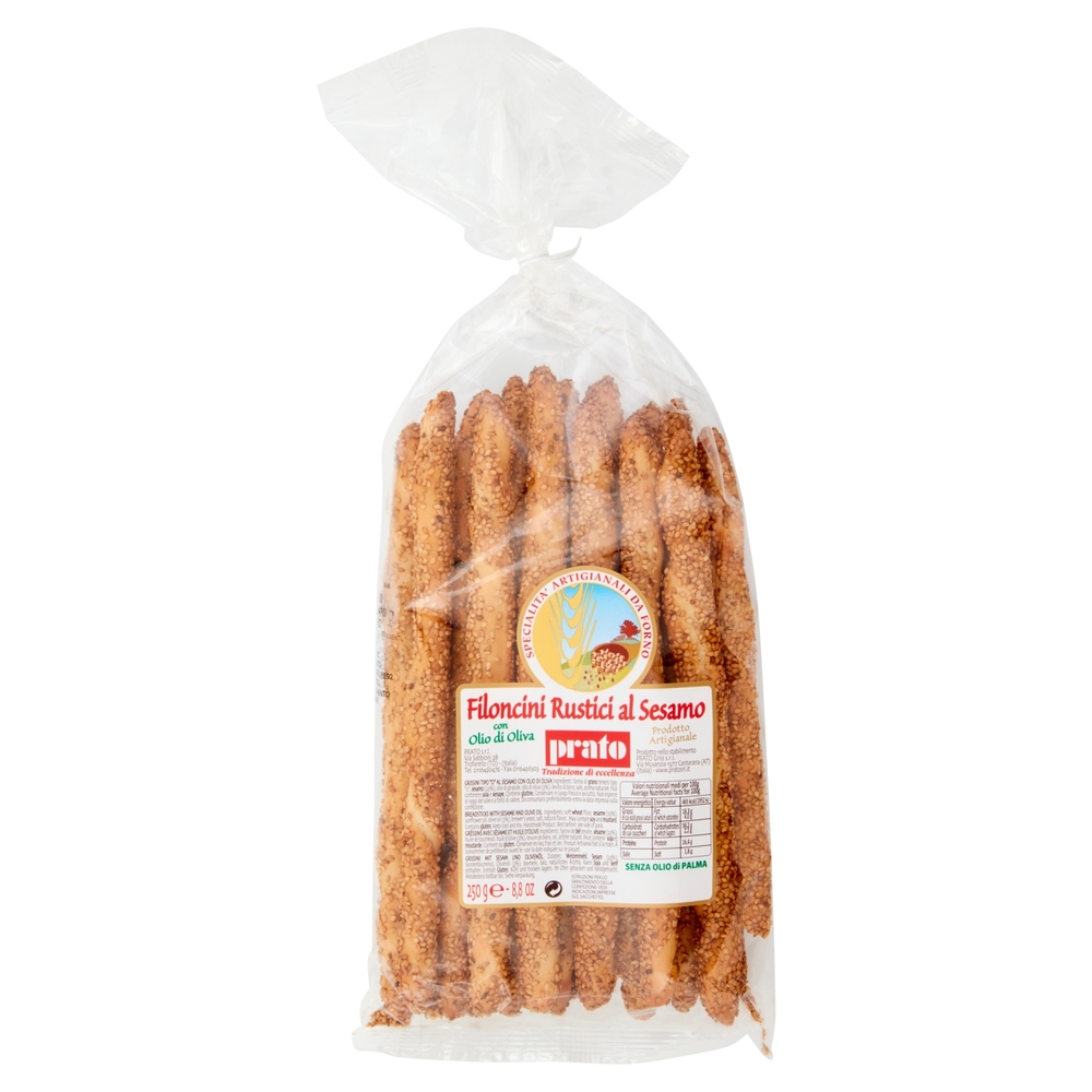 prato Filoncini Rustici al Sesamo con Olio di Oliva 250 g