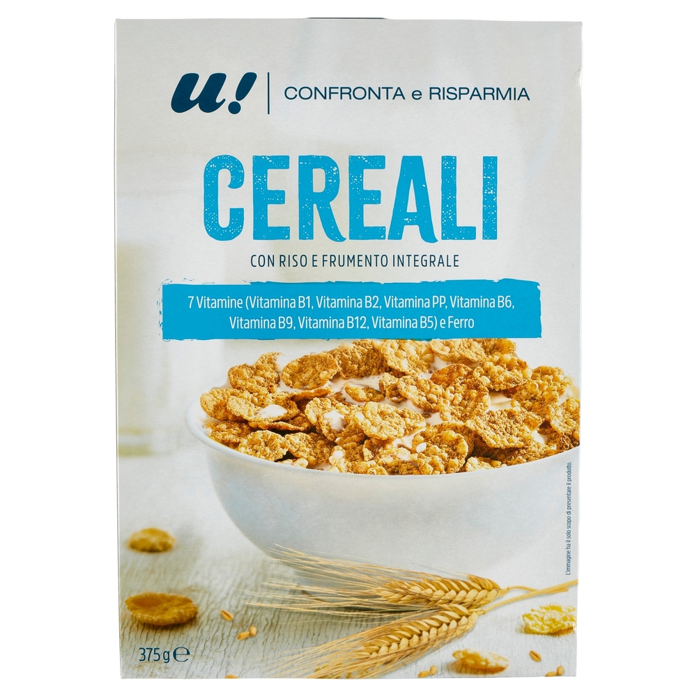 Cereali con Riso e Frumento Integrale U! Confronta e Risparmia