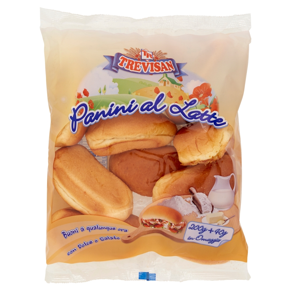 Trevisan Panini al Latte 200 g + 40 g in Omaggio