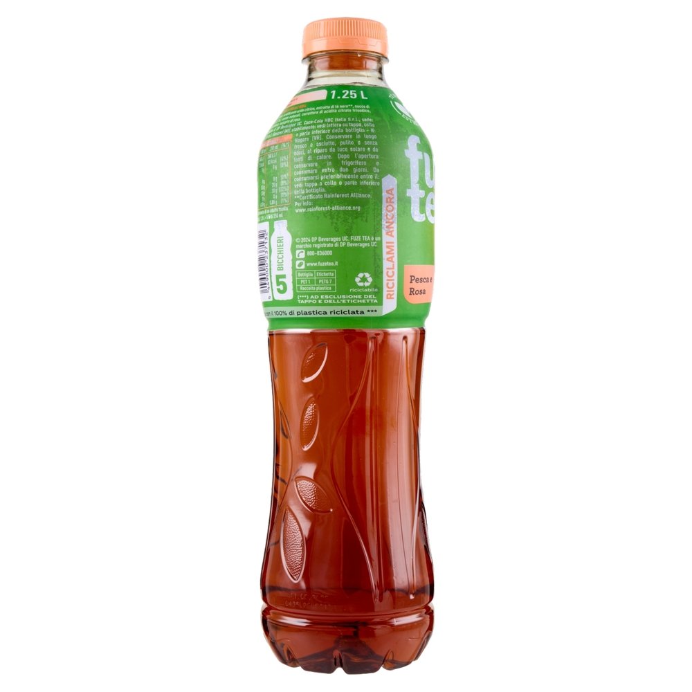 FUZE TEA, Tè alla Pesca e Rosa PET 1,25L