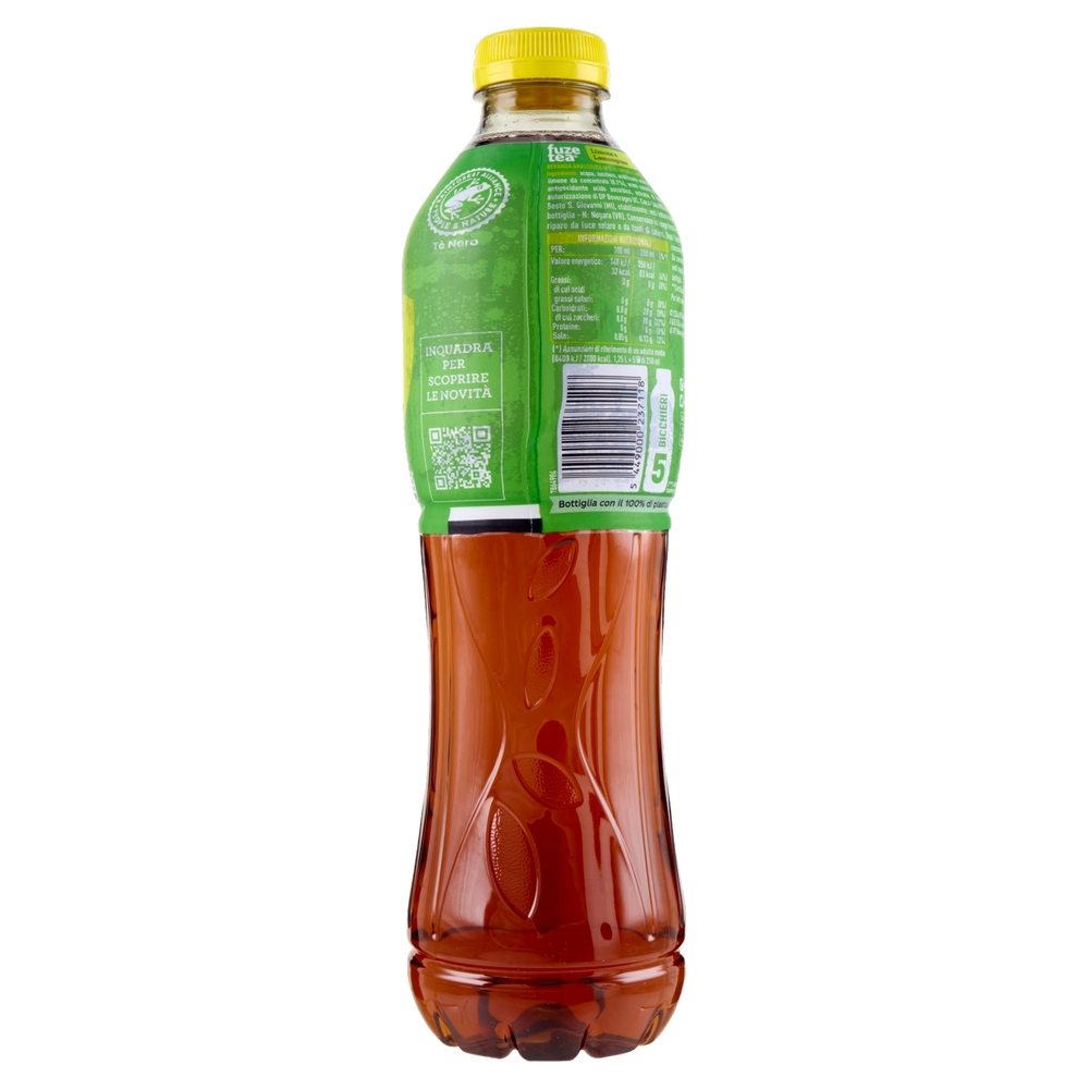 FUZE TEA, Tè Nero Limone con una nota di Lemongrass PET 1,25L