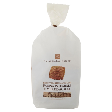 BISCOTTI ARTIGIANALI CON FARINA INTEGRALE E MIELE D'ACACIA il Viaggiator Goloso