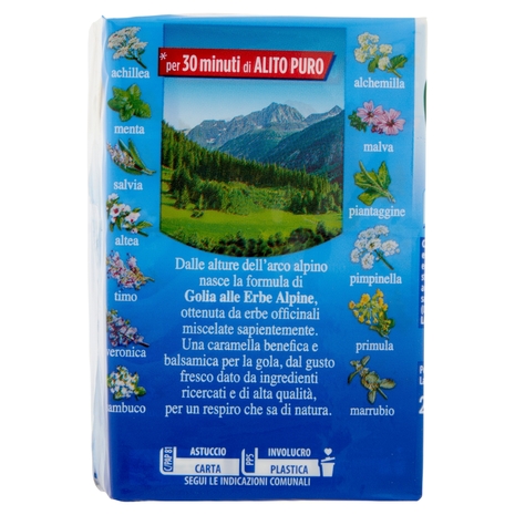 Golia alle Erbe Alpine Clean Breath Menta Forte 2 x 49 g