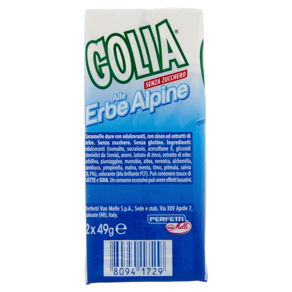 Golia alle Erbe Alpine Clean Breath Menta Forte 2 x 49 g