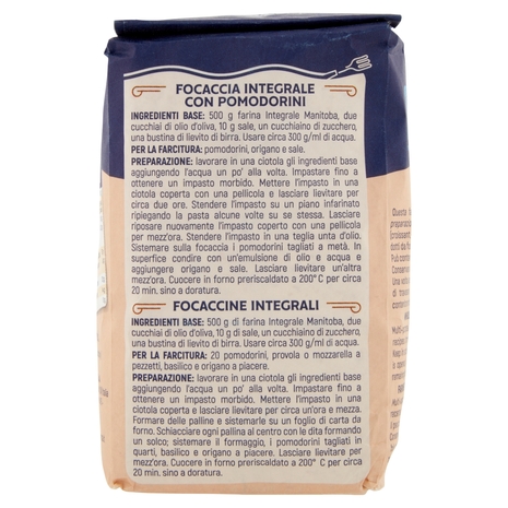 il Molino Chiavazza Farina di Grano Tenero Integrale Manitoba 500 g