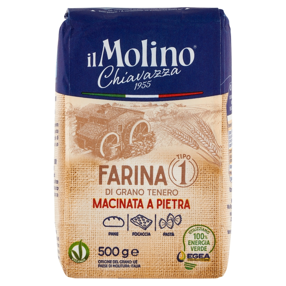 Il Molino Chiavazza Farina Tipo 1 di Grano Tenero 500 g