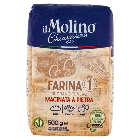 Il Molino Chiavazza Farina Tipo 1 di Grano Tenero 500 g