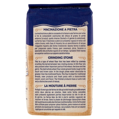 Il Molino Chiavazza Farina Tipo 2 di Grano Tenero 500 g
