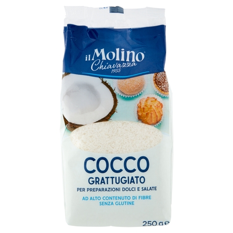 il Molino Chiavazza Cocco Grattugiato per Preparazioni Dolci e Salate 250 g