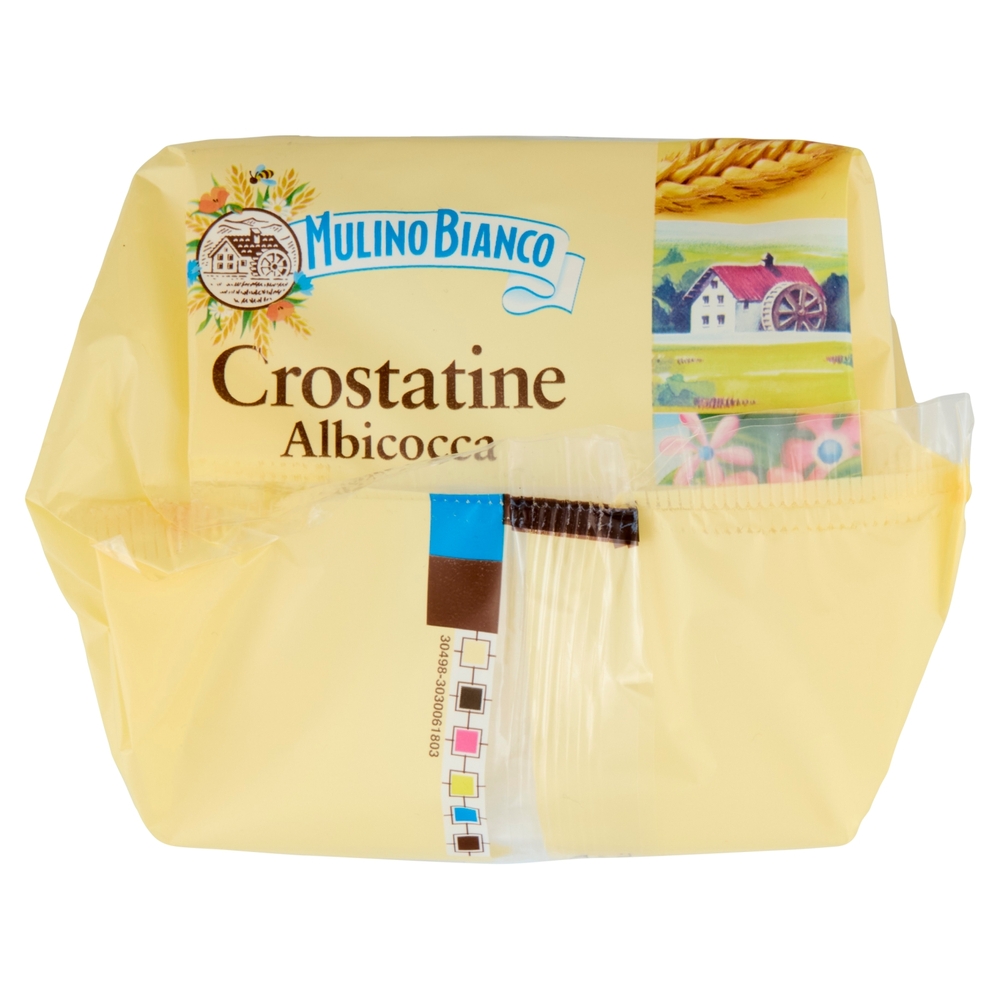 Mulino Bianco Crostatine Albicocca Merenda con 100% Albicocche Italiane 10 pezzi 400g
