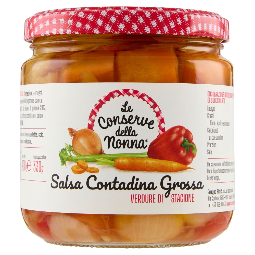 Le Conserve della Nonna Salsa Contadina Grossa 400 g
