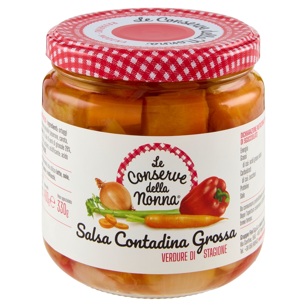 Le Conserve della Nonna Salsa Contadina Grossa 400 g