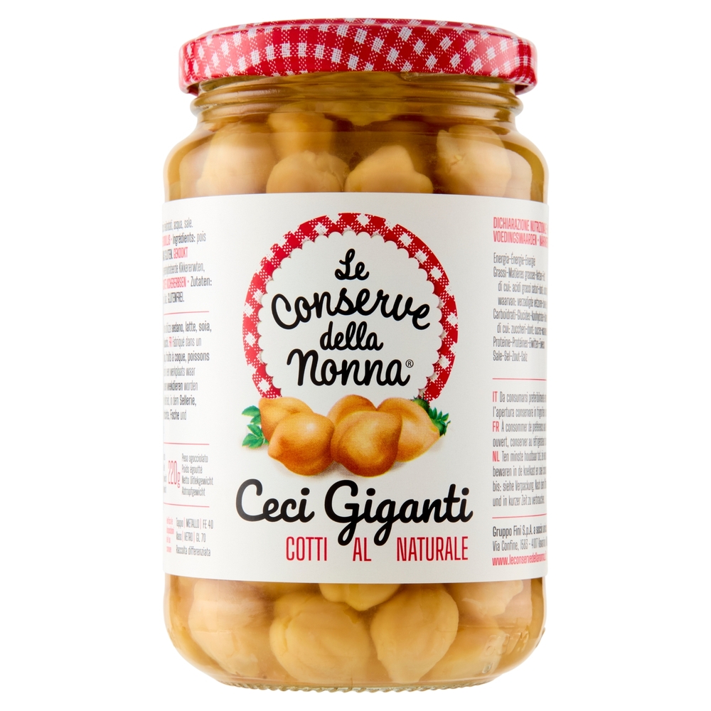 Le Conserve della Nonna Ceci Giganti Cotti al Naturale 360 g