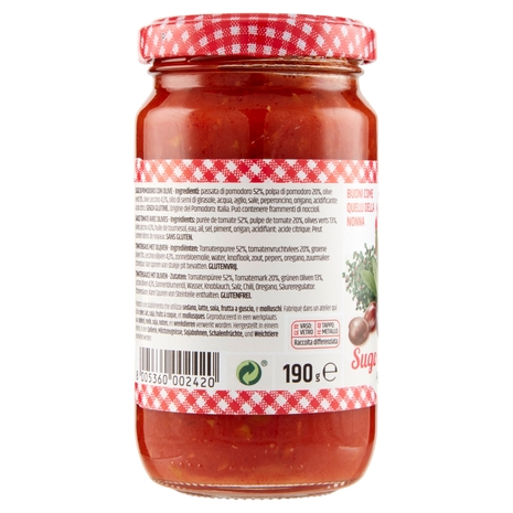 Le Conserve della Nonna Sugo alle olive Leccino 190 g