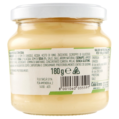 Saclà Maionese di Soia 180 g