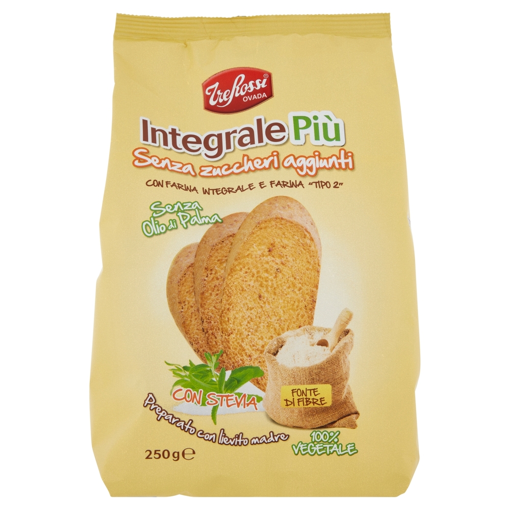 TreRossi IntegralePiù Senza zuccheri aggiunti 250 g