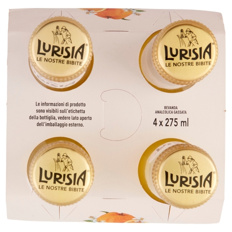 Lurisia la Nostra Aranciata Amara confezione 4 x 275 ml