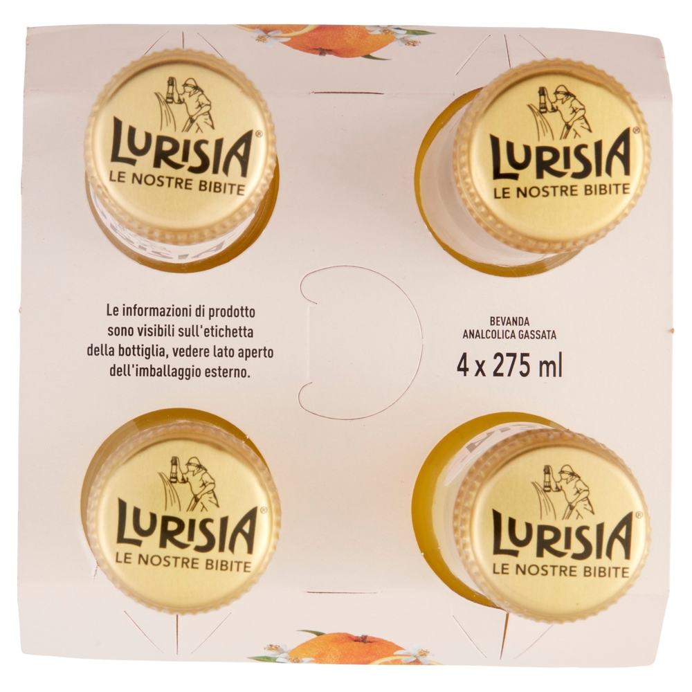 Lurisia la Nostra Aranciata Amara confezione 4 x 275 ml