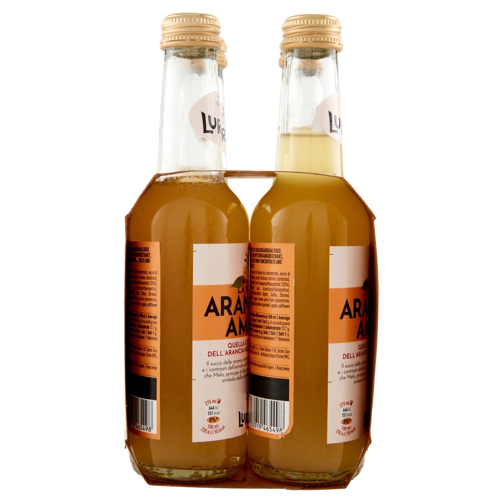 Lurisia la Nostra Aranciata Amara confezione 4 x 275 ml