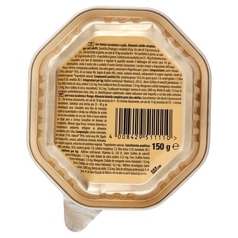 Cesar ricette classiche con Manzo Succulento e Pollo 150 g