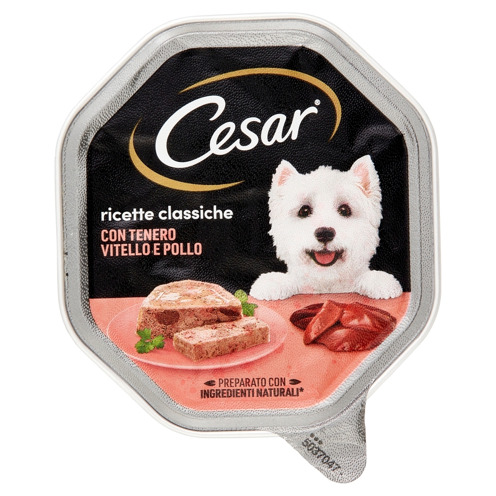 Cesar ricette classiche con Tenero Vitello e Pollo 150 g