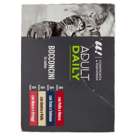 Bocconcini in Salsa Gatto Adulto Multipack U! Confronta e Risparmia