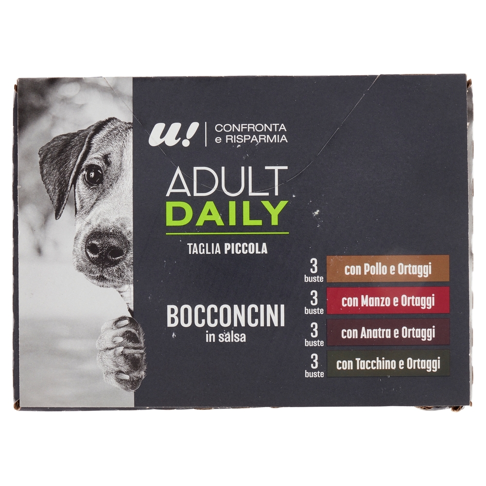 Bocconcini in Salsa Cane Adulto Multipack U! Confronta e Risparmia
