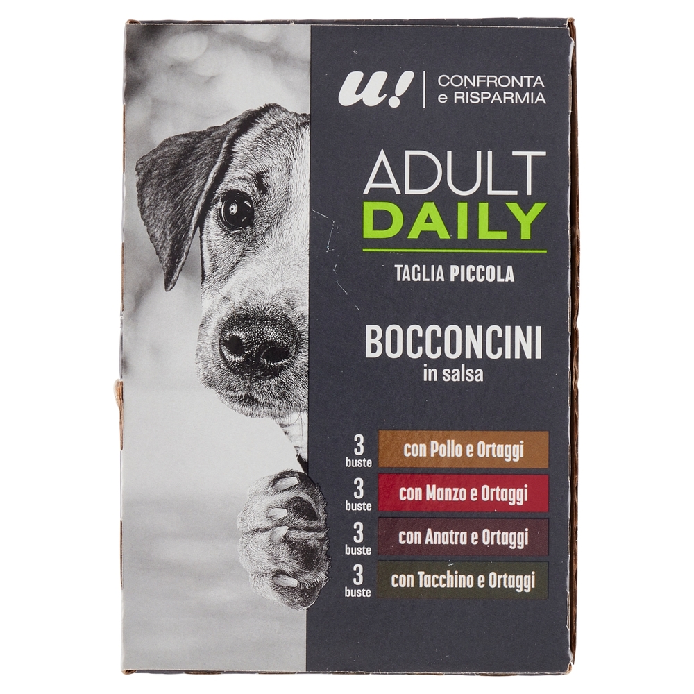 Bocconcini in Salsa Cane Adulto Multipack U! Confronta e Risparmia
