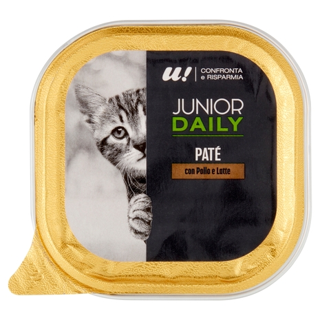 Paté Gatto Junior con Pollo e Latte U! Confronta e Risparmia