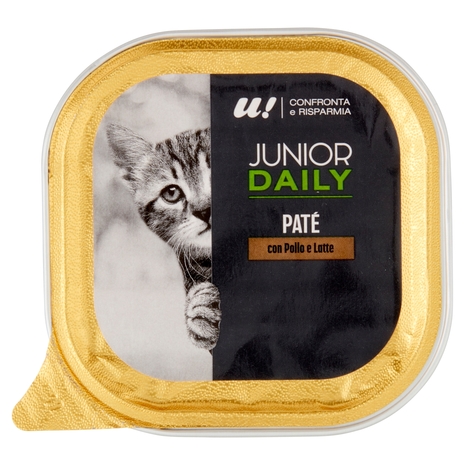 Paté Gatto Junior con Pollo e Latte U! Confronta e Risparmia