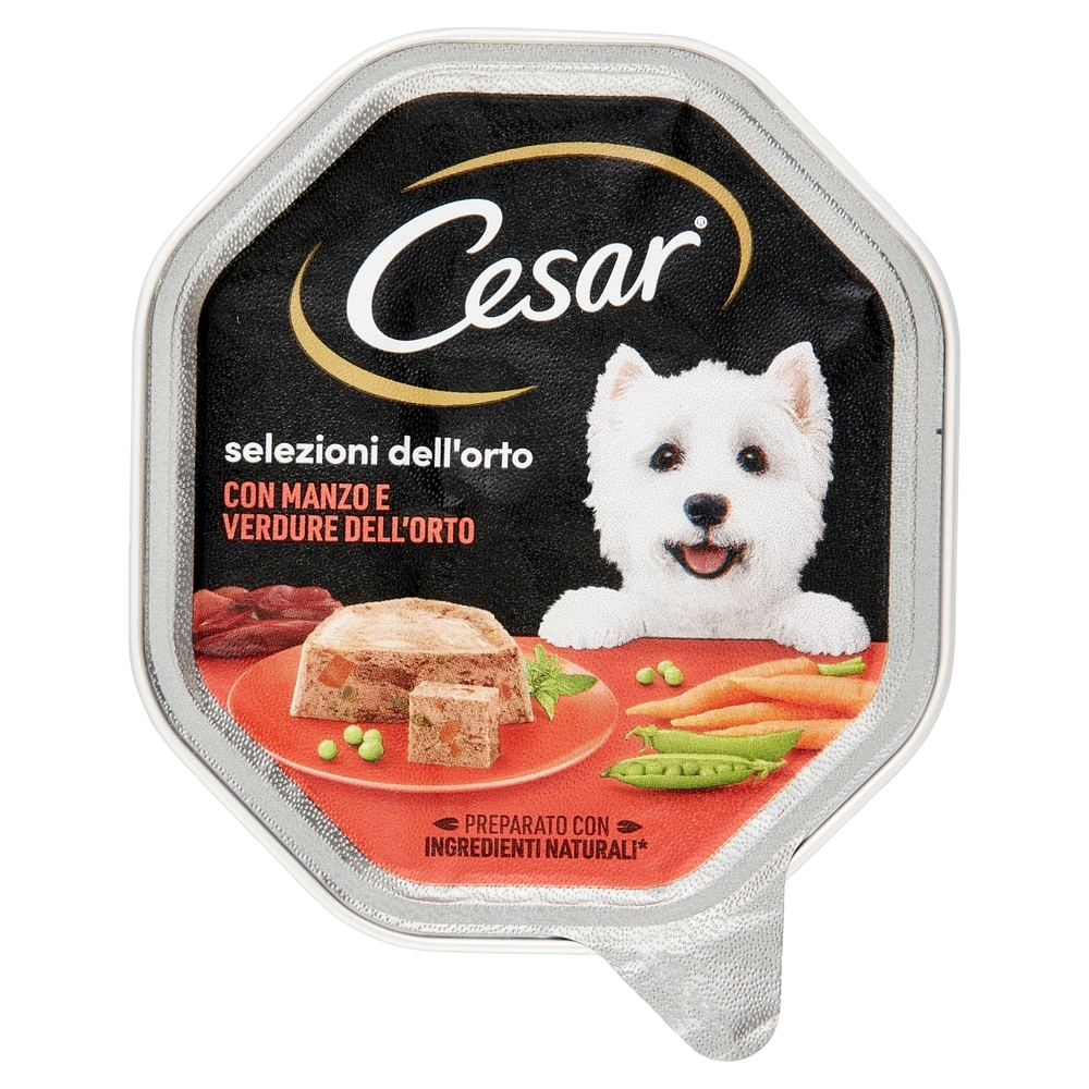 Cesar selezioni dell'orto con Manzo e Verdure dell'Orto 150 g