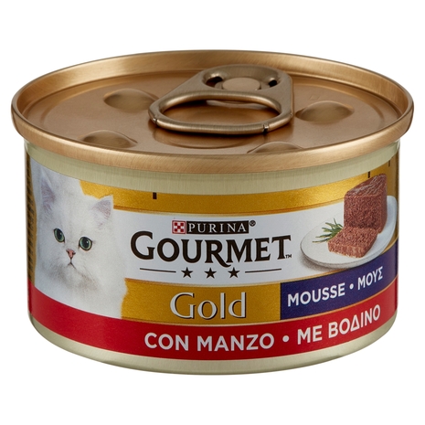 PURINA GOURMET Gold Mousse con Manzo 85 g