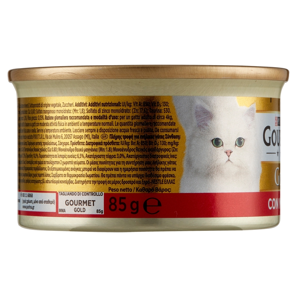 PURINA GOURMET Gold Mousse con Manzo 85 g