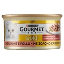 PURINA GOURMET Gold Dadini in Salsa con Salmone e Pollo 85 g