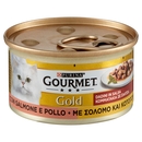 PURINA GOURMET Gold Dadini in Salsa con Salmone e Pollo 85 g
