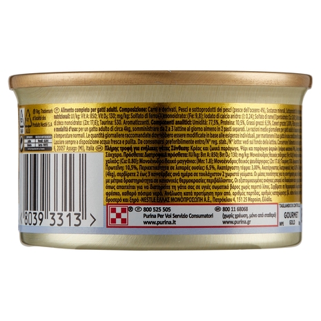 PURINA GOURMET Gold Mousse con Pesce dell'Oceano 85 g