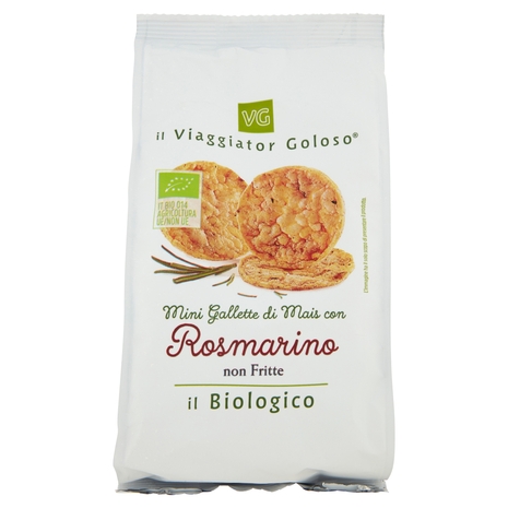 Mini Gallette di Mais con Rosmarino BIO Il Viaggiator Goloso