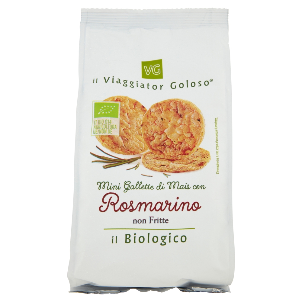 Mini Gallette di Mais con Rosmarino BIO Il Viaggiator Goloso