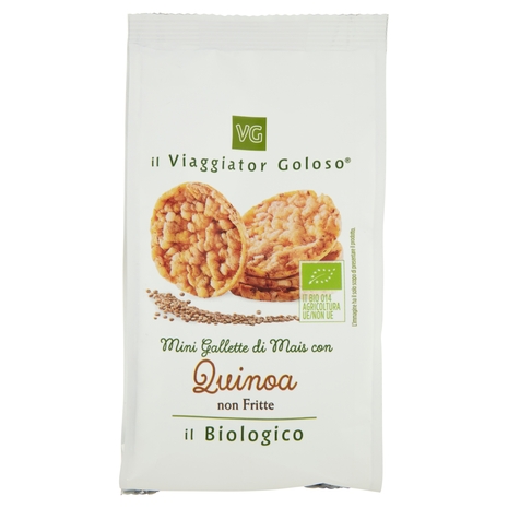 Mini Gallette di Mais con Quinoa BIO Il Viaggiator Goloso