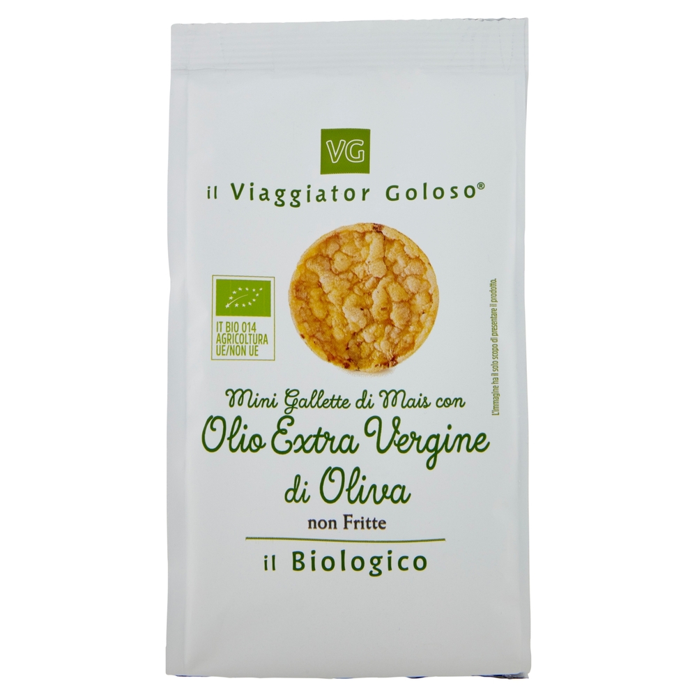 Mini Gallette di Mais con Olio Extra Vergine di Oliva BIO Il Viaggiator Goloso
