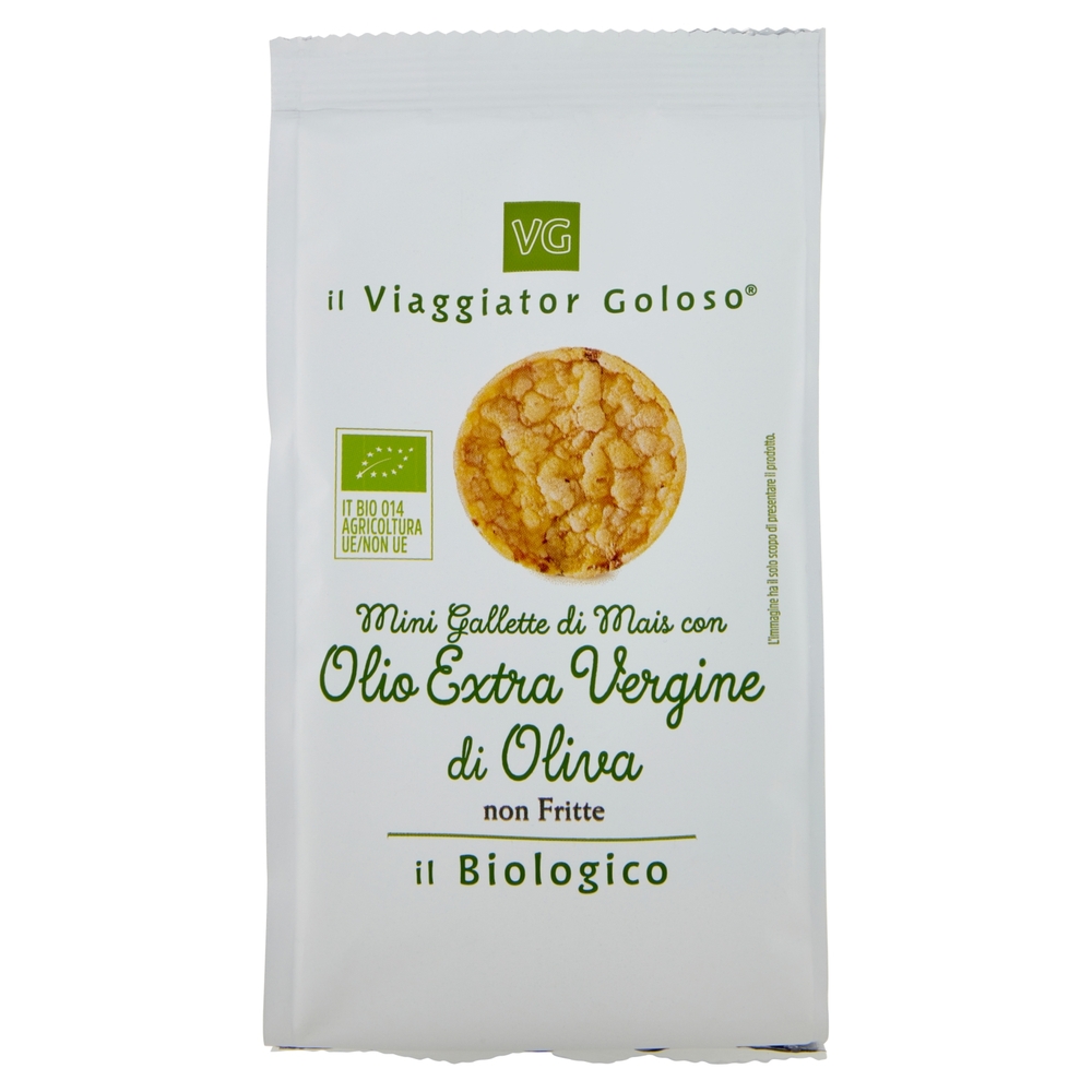 Mini Gallette di Mais con Olio Extra Vergine di Oliva BIO Il Viaggiator Goloso