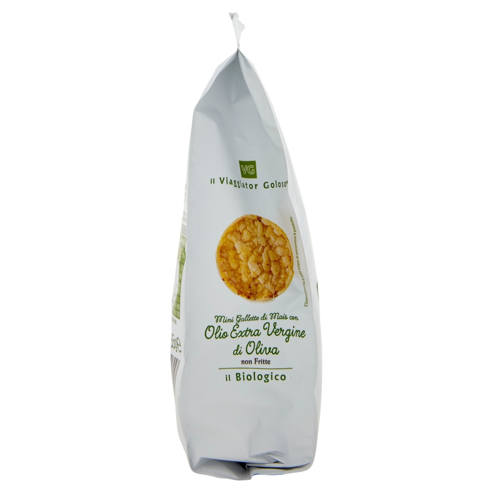 Mini Gallette di Mais con Olio Extra Vergine di Oliva BIO Il Viaggiator Goloso
