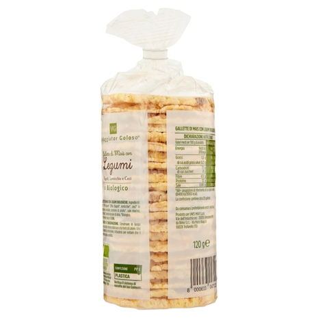 Gallette di Mais con Legumi BIO Il Viaggiator Goloso