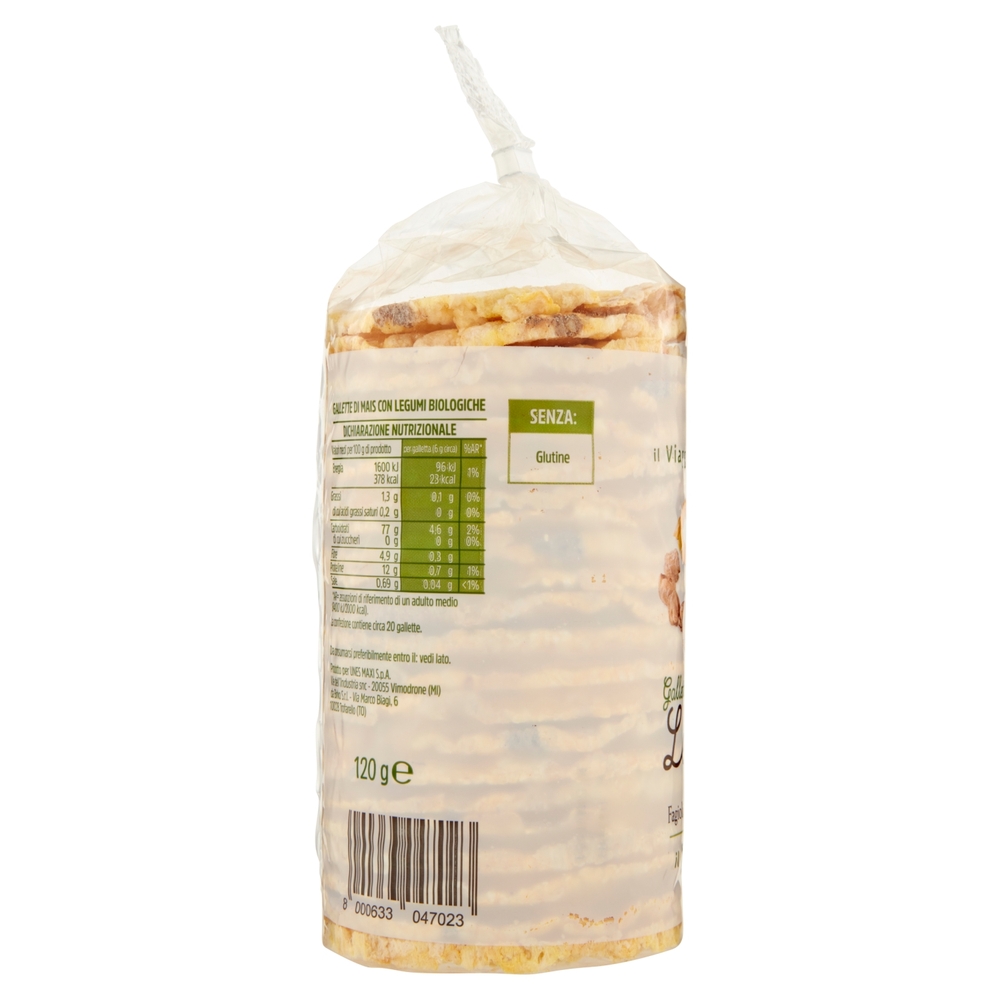 Gallette di Mais con Legumi BIO Il Viaggiator Goloso